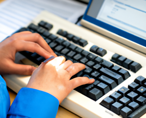 AI works as an accountant realistic photo of, award winning photograph, 50mm Resolution: 1080p (1920x1080).